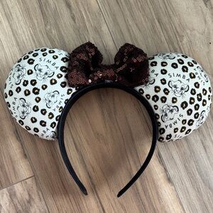 Simba Themed Mouse Ears Headband